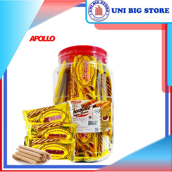 

GLK Apollo Wafer Stick Chocolate Jar 11 gr x 45 pcs Toples