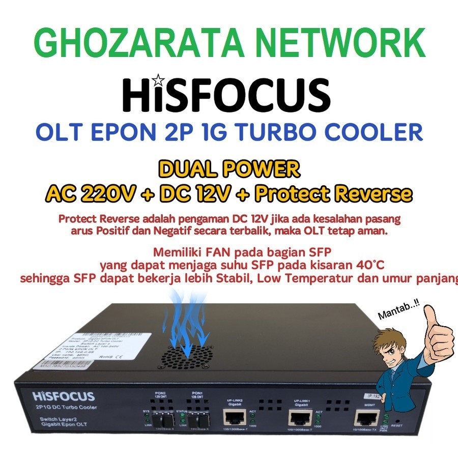 OLT 2P HiSFOCUS 2P1G DC Special Edition