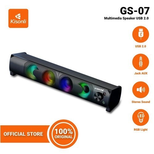 Speaker Gaming Laptop/Komputer Soundbar GS-07