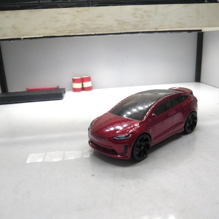 hotwheels tesla model x diecast loose junk bukan tomica 11C -OS25