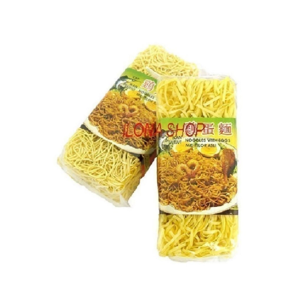 

MIE TELUR KERING / MI TELOR ASLI CAP IKAN TJUTJUT (CUCUT) 200GR