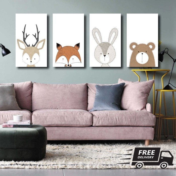 New Trend Decoration~ Wall Decor Hiasan Dinding Kamar Anak Animals