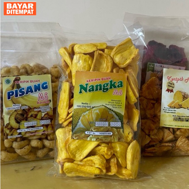 

KERIPIK BUAH NANGKA APEL NANAS RAMBAK PISANG SALAK MANGGA BUAH NAGA BUAH MIX OVEN 100 GRAM SUPER ENAK TERMURAH HARGA PABRIK