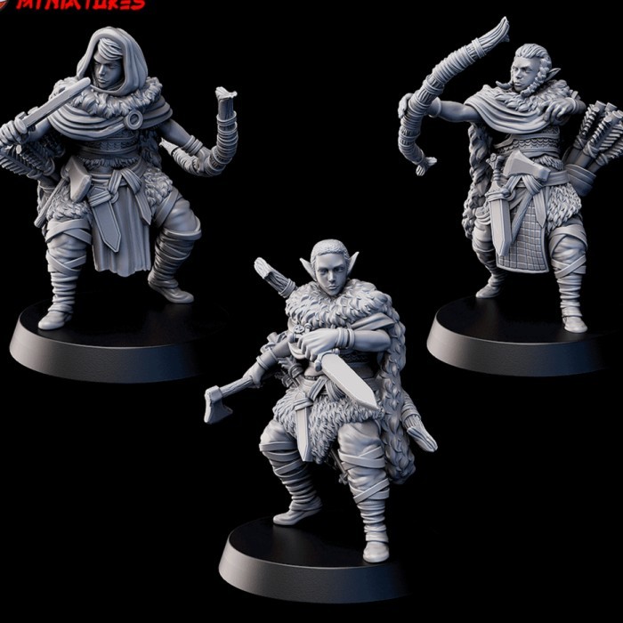 Proxy Fantasy - Gaelic Wood Elf Wildwatchers