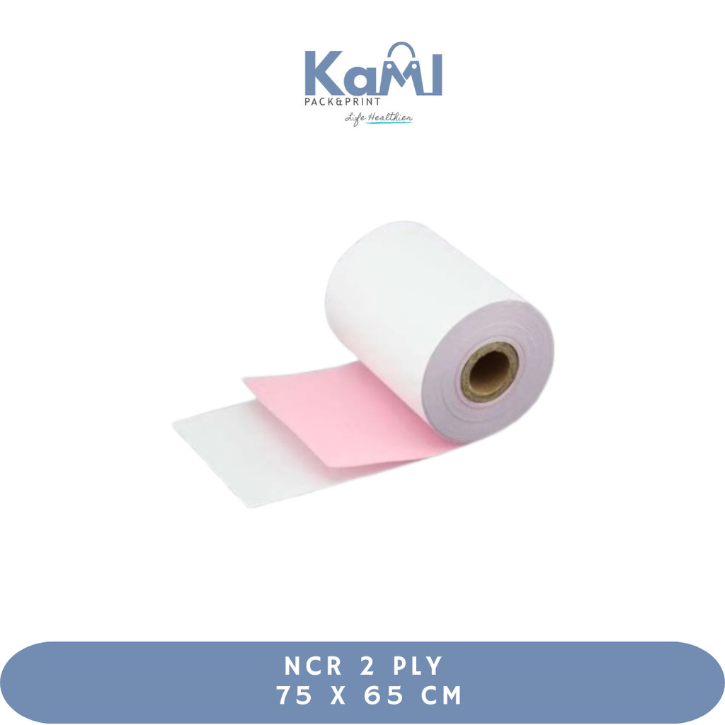 

Kertas struk kasir NCR 2 ply Putih Merah | Kertas Struk