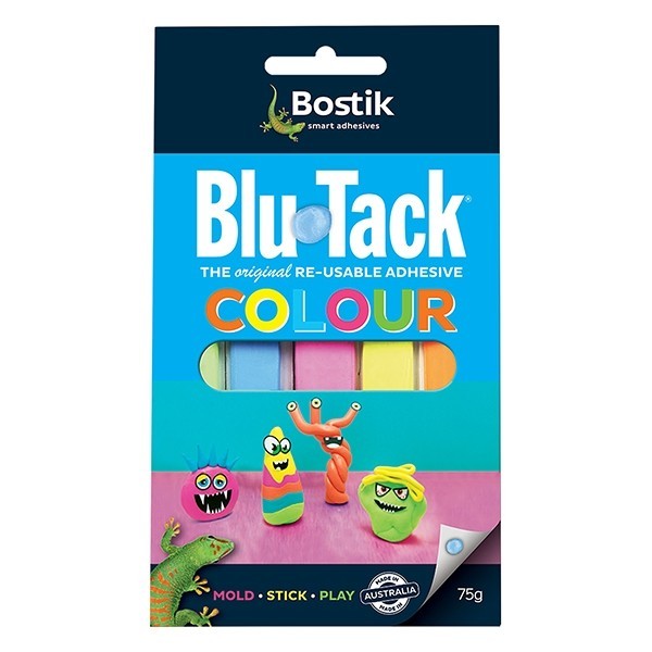 

BOSTIK BLU TACK THE ORIGINAL REUSABLE ADHESIVE COLOUR 75GR
