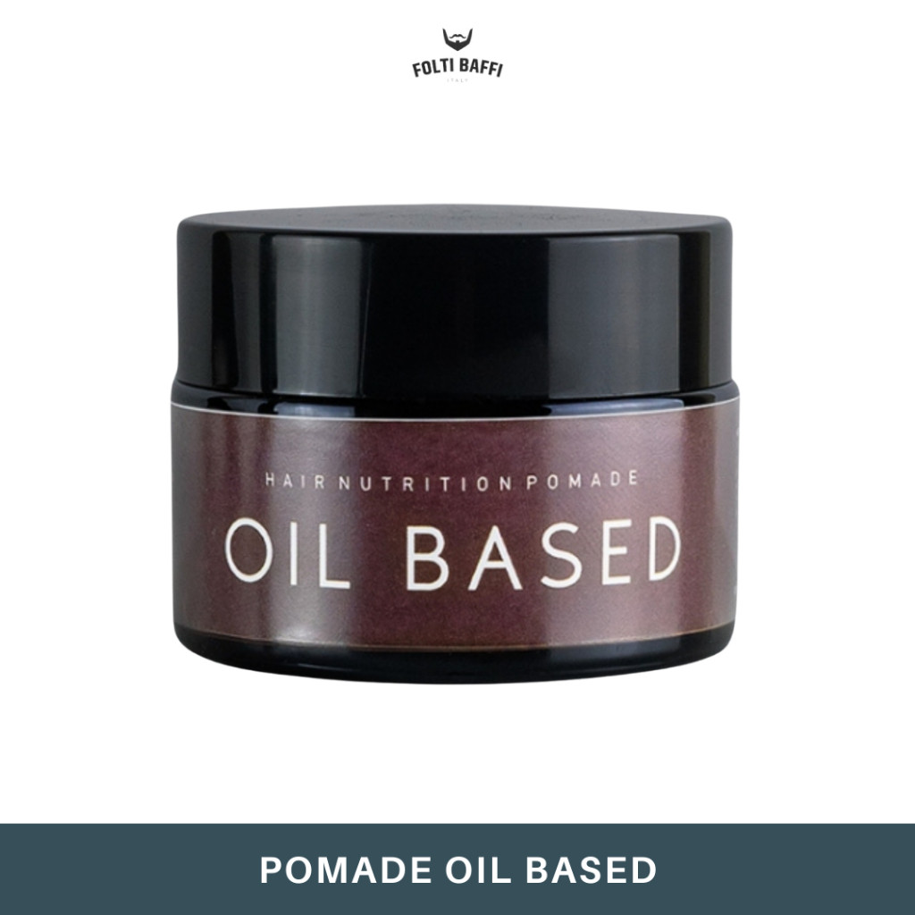 Pomade Rambut Pria Basah Folti Baffi Pomade Oil Based Pomade Rambut Terlihat Basah Pomade Kaku