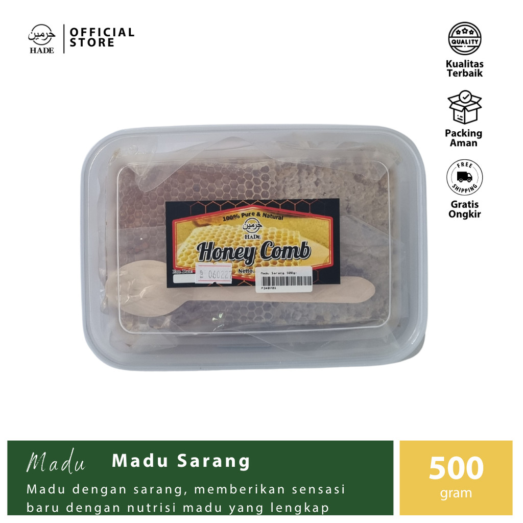 

Haromain Dates - Madu Sarang - 500gr