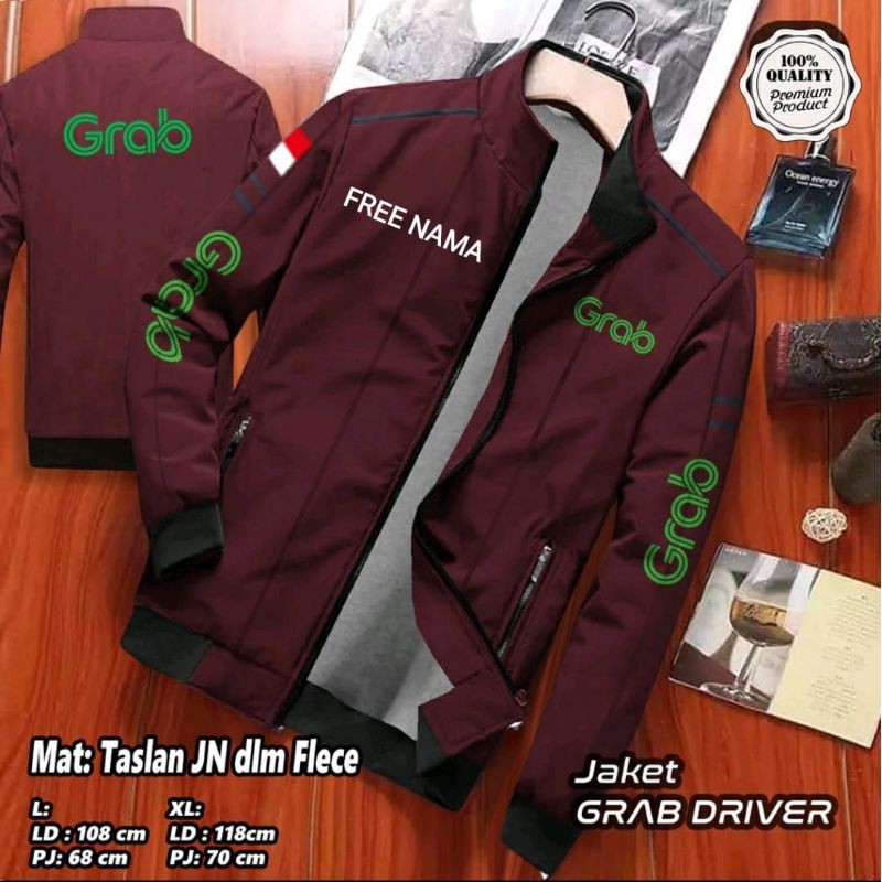 JAKET WINTER RUBBY GRAB / JAKET PRIORITAS / JAKET GRAB / JAKET SABLON FREE NAMA / JAKET GRABBIKE / J