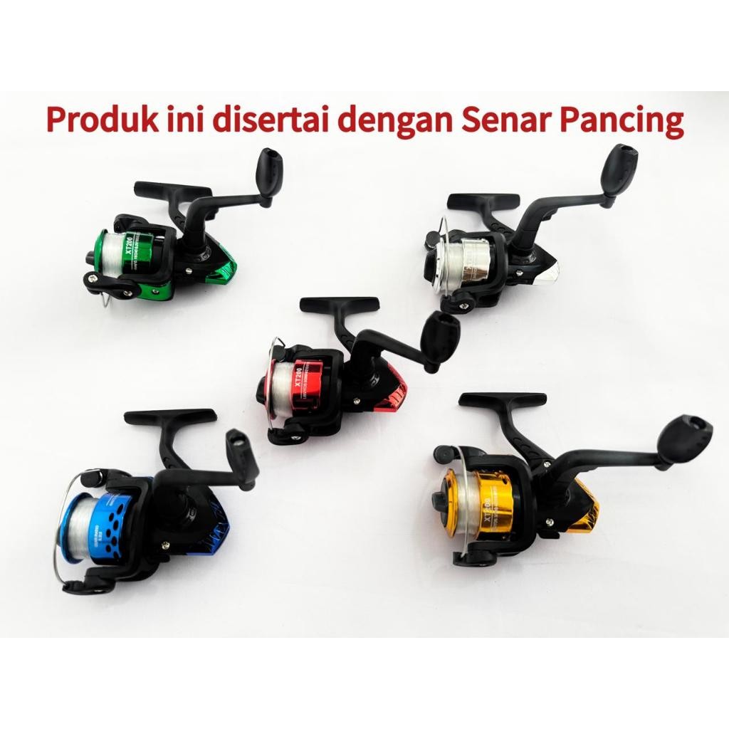Reel Pancing Pemula Tipe SPINNING 200 Fishing Reel Free Senar Pancing Pada Spool Bahan Plastik