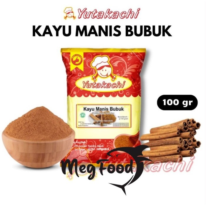 

Kayu Manis Bubuk Yutakachi Cinnamon Powder - 100 Gram