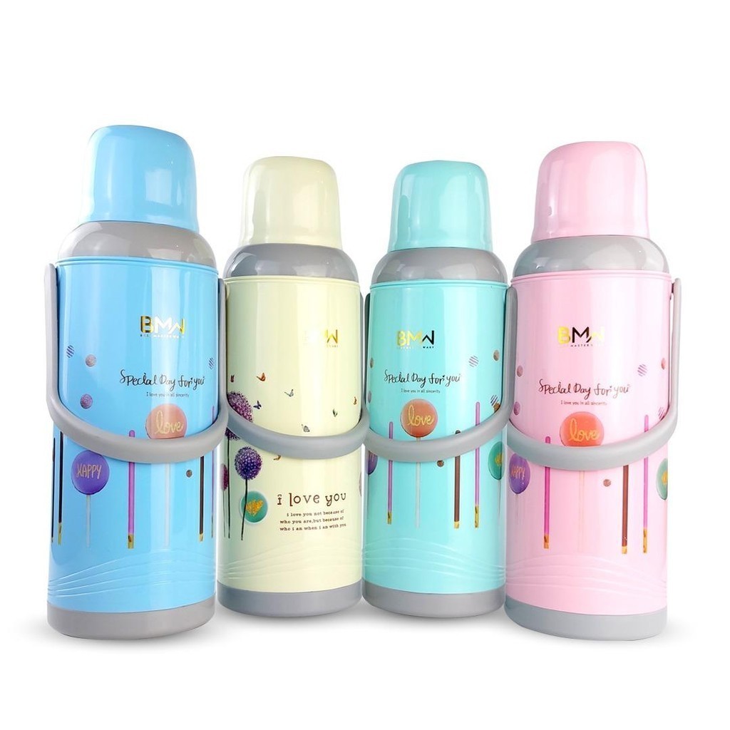 DE54T JSS - Termos Air Panas 2 Liter Tahan 48 Jam Termos Motif Warna Thermos Jug Termos Motif