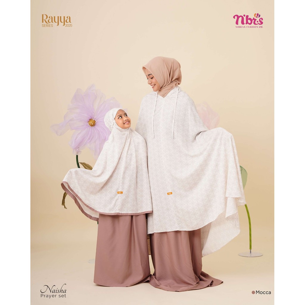 Nibras Mukena Couple Premium Anak Naisha Prayer Set