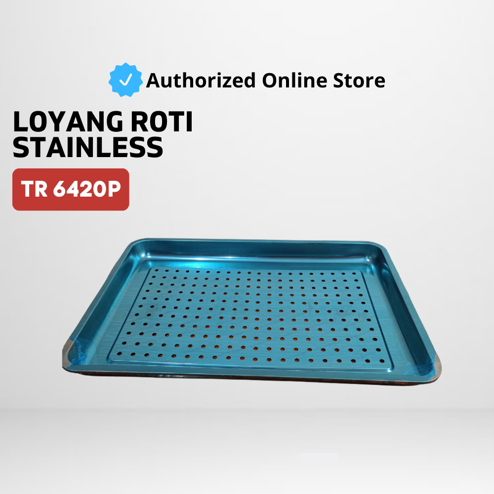 Loyang Kue Berlubang Stainless Steel Bakery Pan Perforated TR 6420P