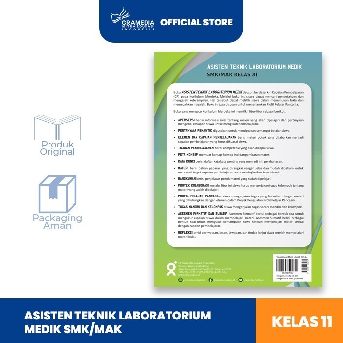 

Buku Asisten Teknik Laboratorium Medik SMK/MAK Kelas 11