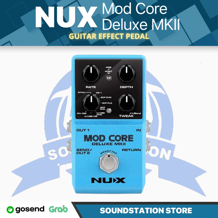 NUX Mod Core Deluxe MKII Modulation Guitar Pedal Effect - Efek Gitar