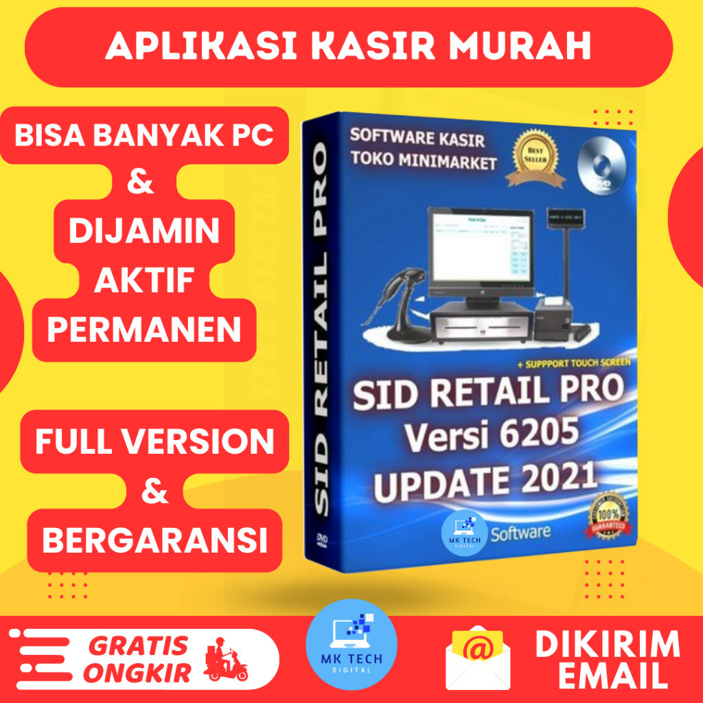 Aplikasi Kasir SID Retail Pro 5 v. 6127 Toko POS - GARANSI AKTIVASI [FULL VERSION]