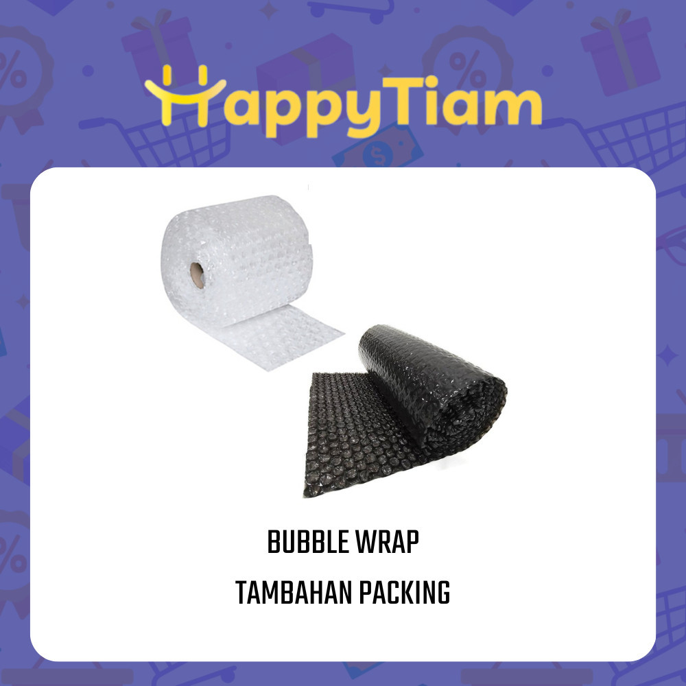 

BUBBLE WRAP UNTUK EXTRA KEAMANAN PENGIRIMAN PADA PRODUK ANDA ~ BUKAN DIJUAL ECERAN