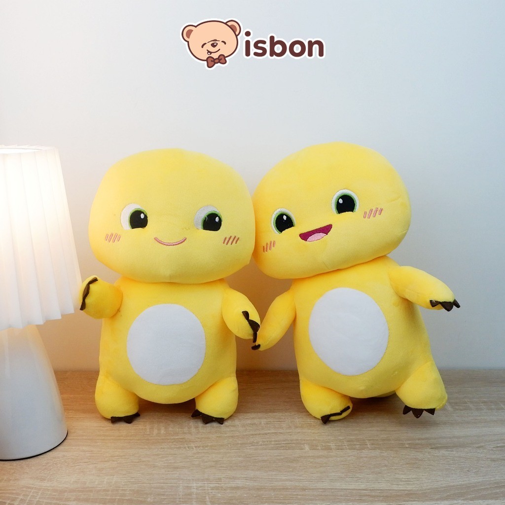 KL345 ISTANA BONEKA Dino Kuning Squishy Yellow Dino 12inch Mini Lucu Mainan Anak Cowo Cewe Hadiah Sp