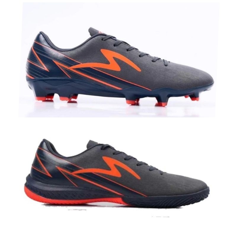 SEPATU BOLA FUTSAL SPECS LIGHTSPEED 20 FWD  FG IN ABYSSAL MIDNIGHT DREAMS FIERY CORAL NEW