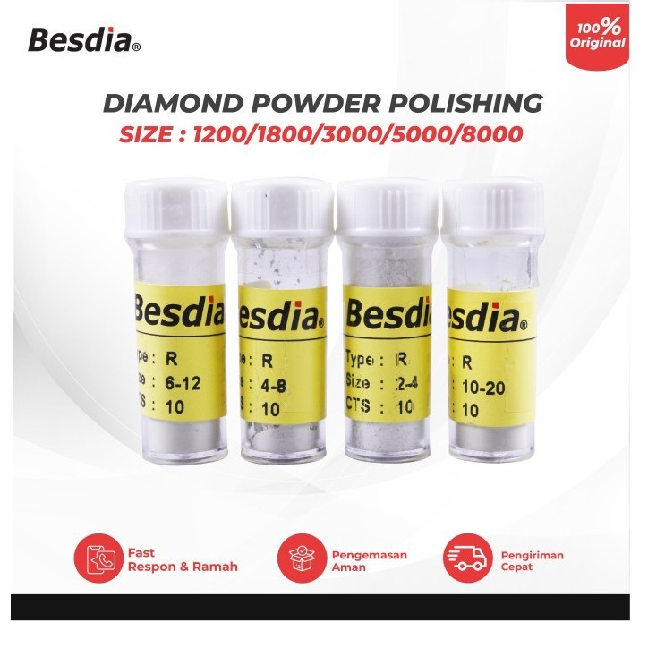 Diamond Powder Polishing #1200 #1800 #3000 #5000 #8000 BESDIA