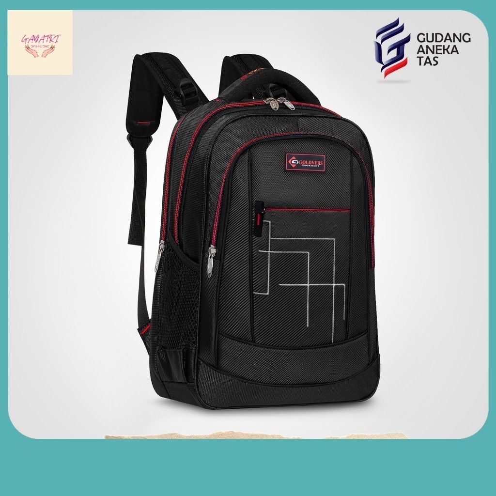 Tas Kekinian / POLO GOLDVERS - Tas Ransel Kerja Pria POLO GOLDVERS 18 Inchi Bisa COD + Free Raincove