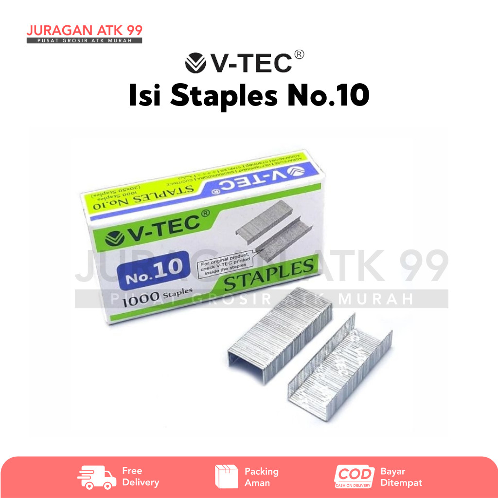

Isi Staples No.10 V-Tec