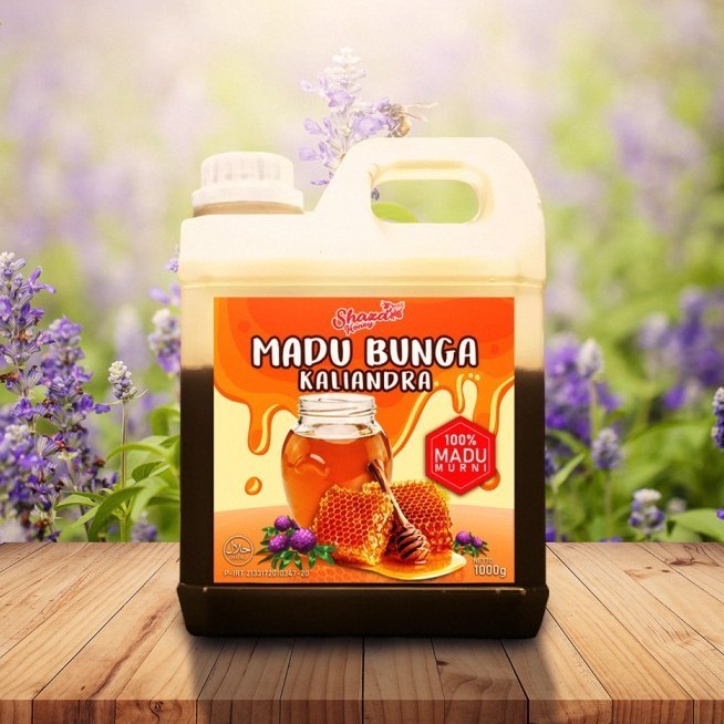 

Madu Bunga Kaliandra 1kg Shaza Honey 100% Madu Murni