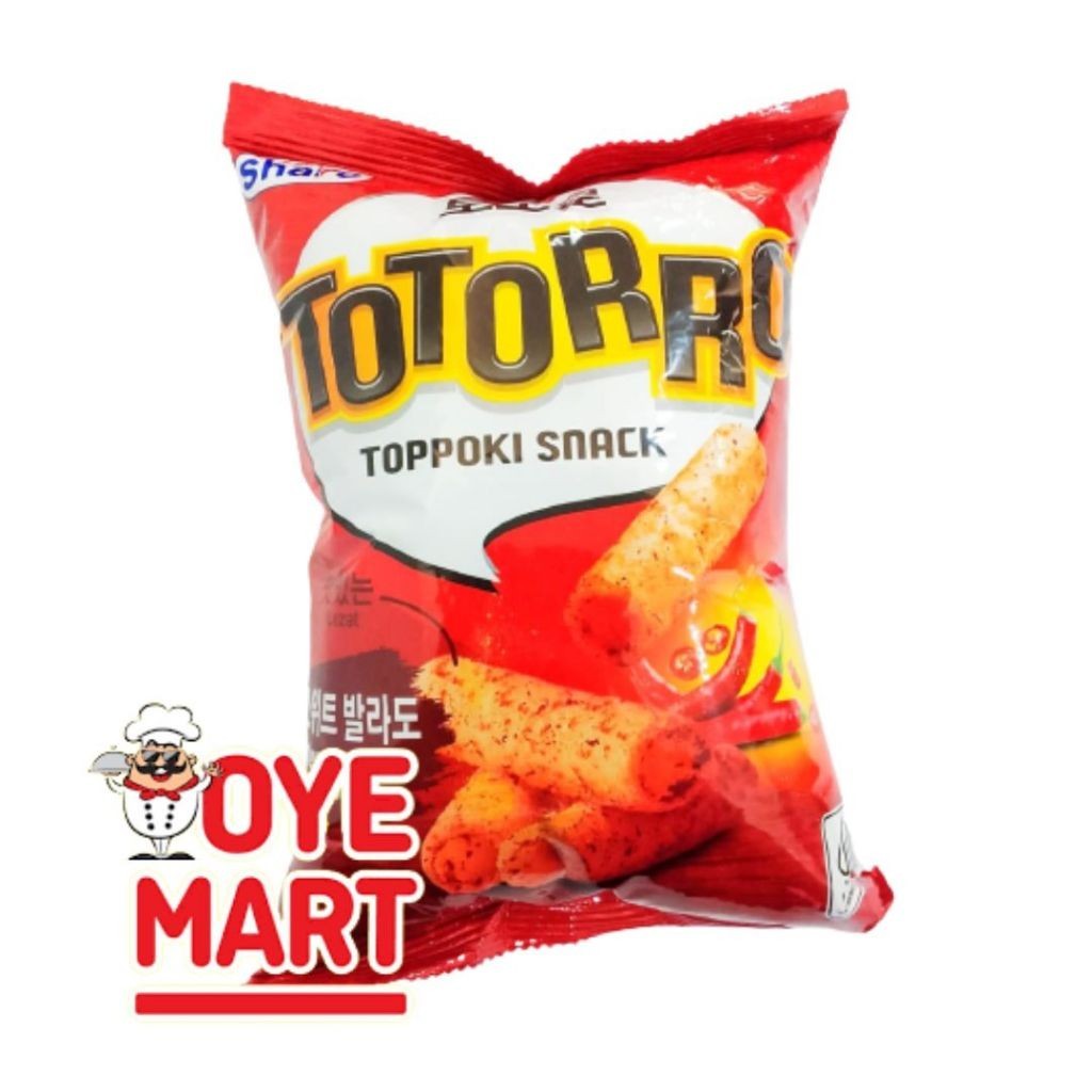 

TOTORRO TOPPOKI SNACK 60GR/CEMILAN KOREA