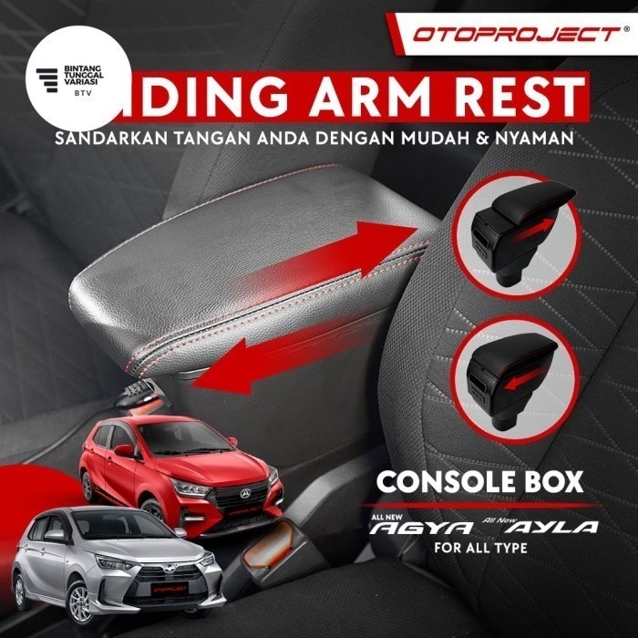 CONSOLE BOX AGYA / AYLA 2023 OTOPROJECT