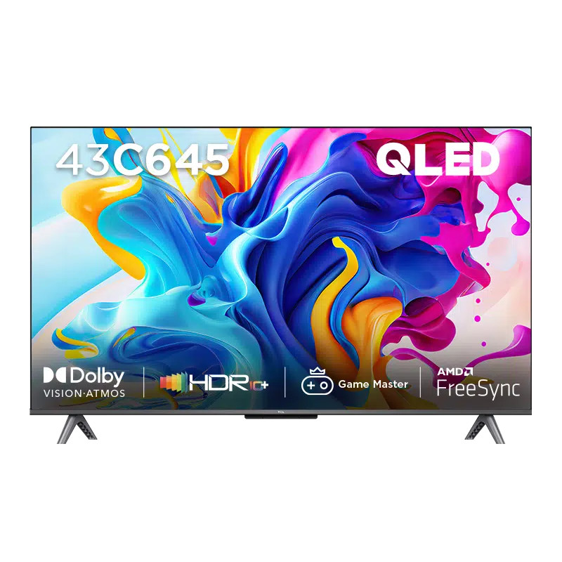 TCL 43C645 LED TV GOOGLE TV 4K QLED 43 INCH