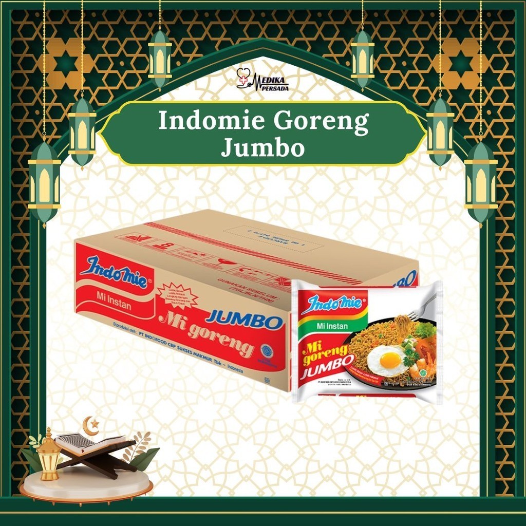 1 Dus Indomie Goreng Jumbo / Mie Goreng Instant Jumbo 129gr