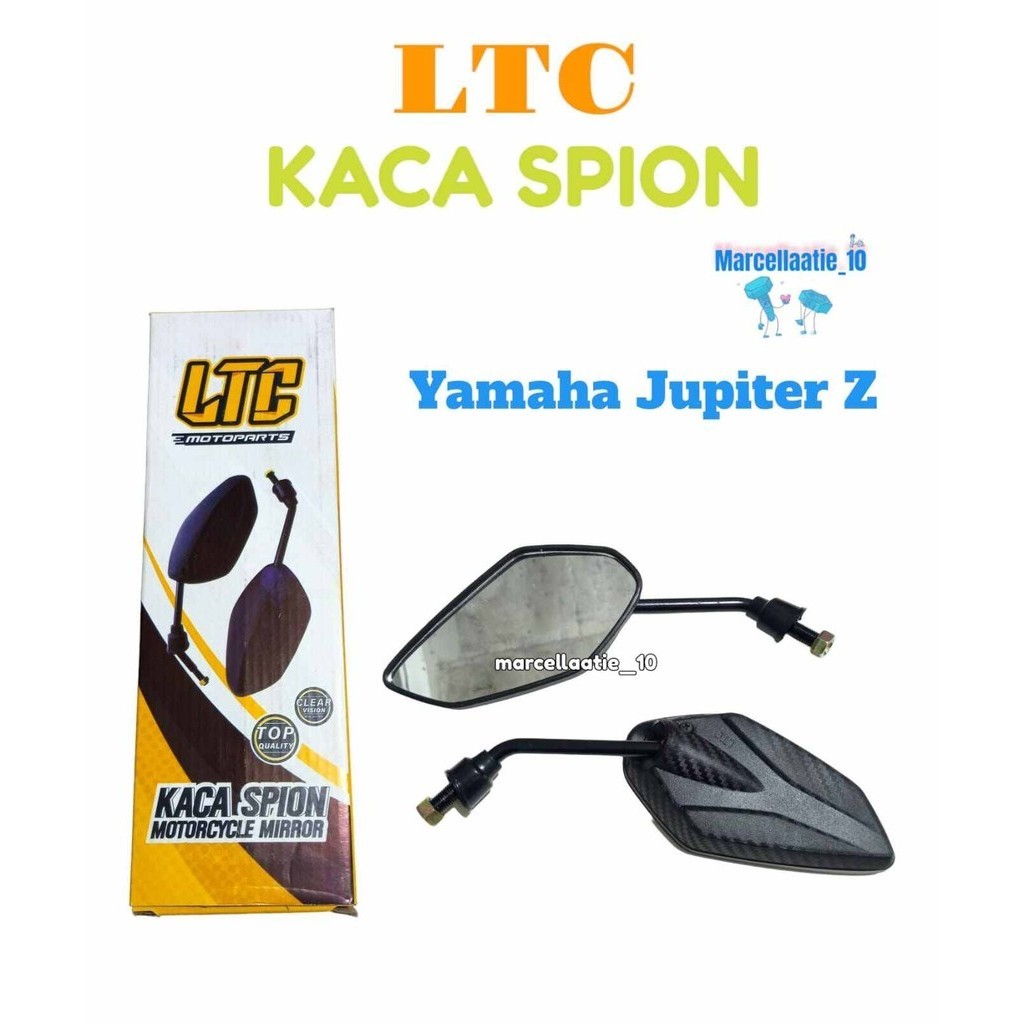 1 SET LTC KACA SPION MOTOR YAMAHA JUPITER Z NEW SPION MOTOR JUPITER KACA SPION MURAH