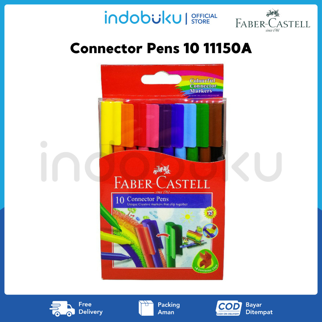 

Connector Pens 10 Faber-Castell Spidol Warna Faber-Castell 11150A