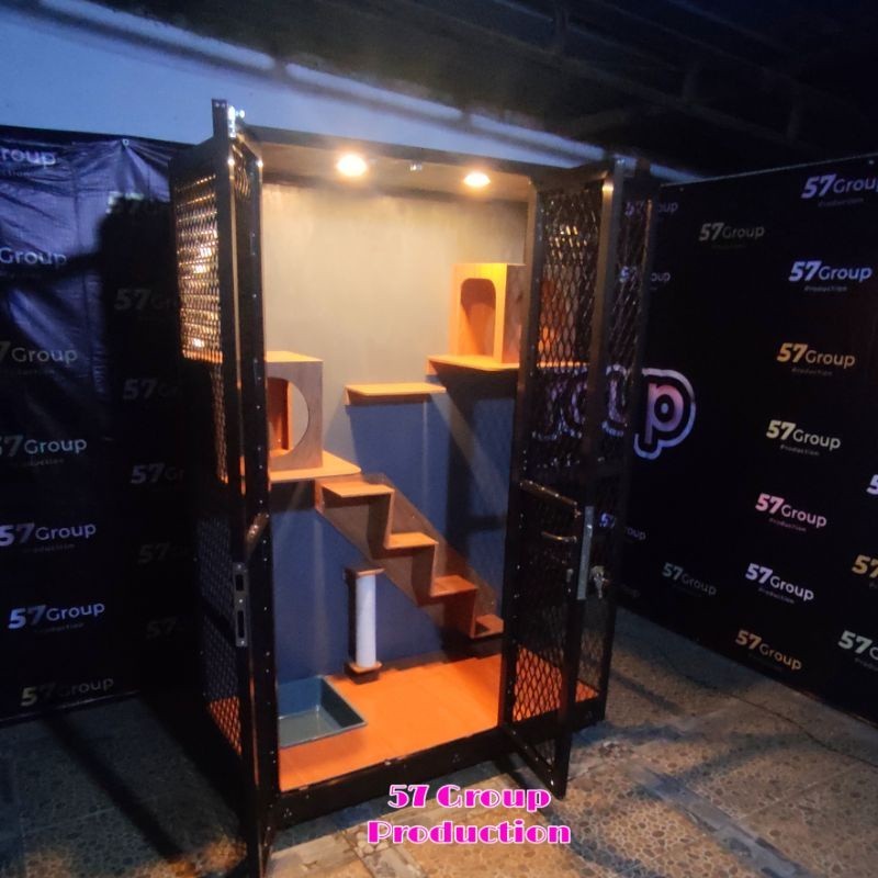 PROMO SALE SPESIAL Rumah kandang untuk kucing peliharaan - cat room home aquarium - cat room playgro