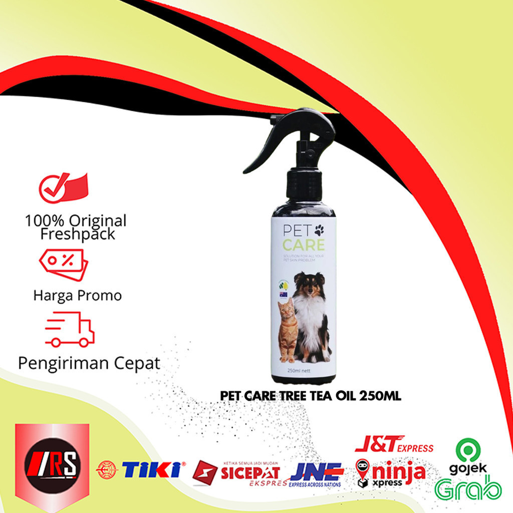 Pet Care Tea Tree Oil Spray Jamur Kutu Kucing Anjing