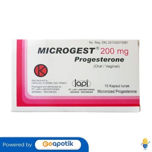 Microgest 200 Mg Box 15 Kapsul