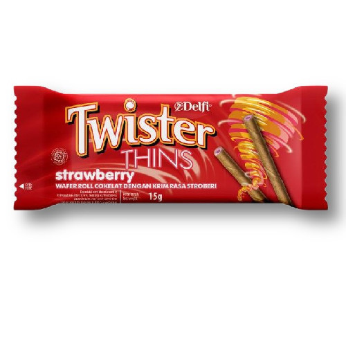 

DELFI TWISTER THINS STRAWBERRY 15GR