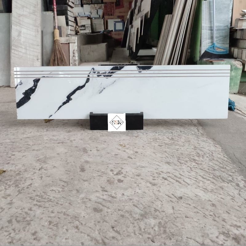 Granit tangga stepnosing 30x120, 20x120 panda white