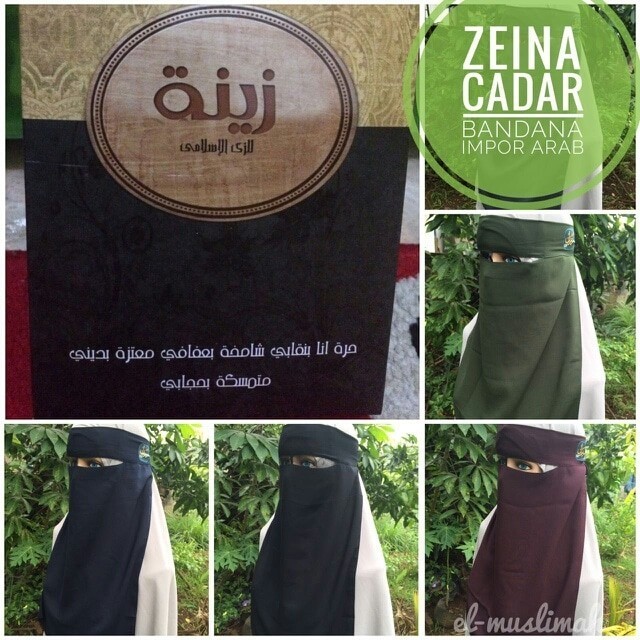 ZEINA CADAR / BANDANA  ARAB KUALITAS