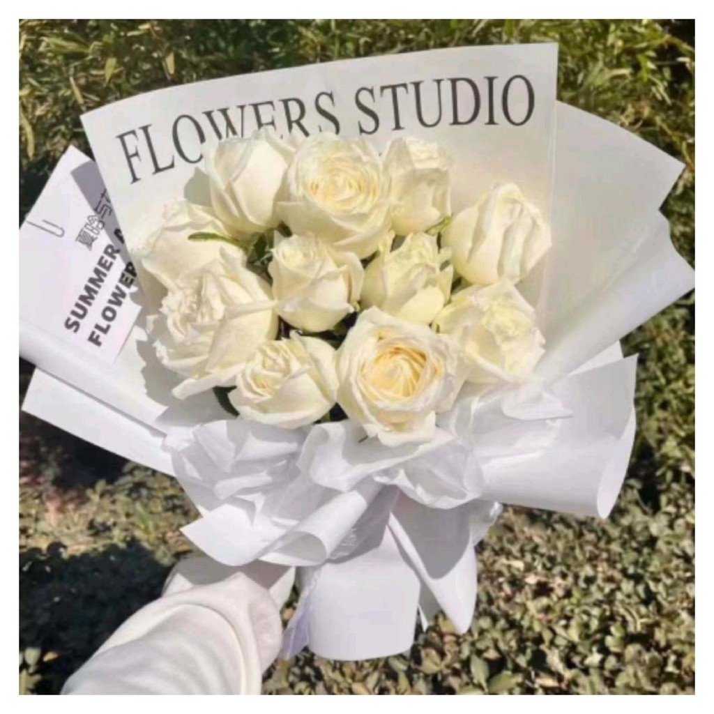 

[5PCS] 036. Kertas Buket Flower Wrap Flower Studio / Korean Paper Flowe Studio