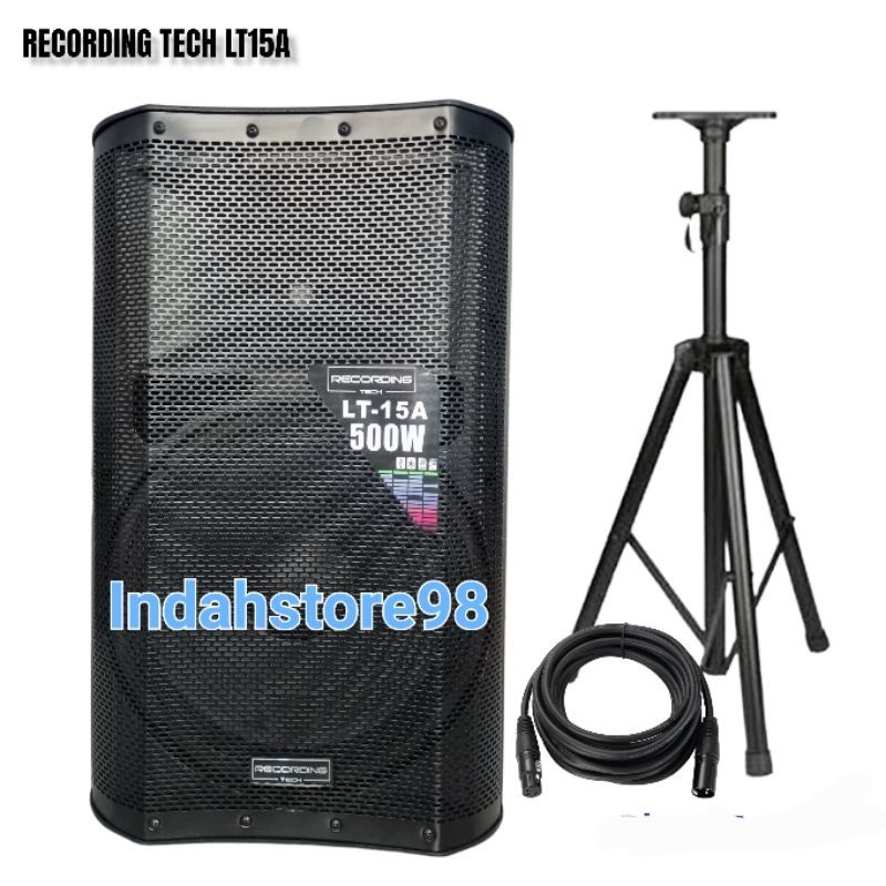 Speaker Aktif 15 Inch Recording Tech LT 15A Bluetooth Profesional Audio Original