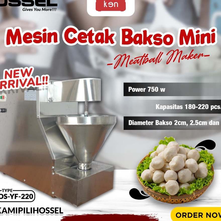 Mini Meatball Maker OSSEL Mesin Cetak Bakso Mini Pencetak Bakso Mini Cetak Pentol Pencetak Pentol