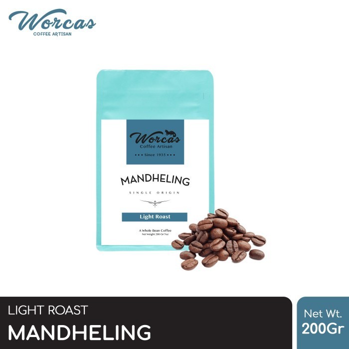 

[Coffee New] Kopi Arabica Mandheling 200 Gram Light Roast (Biji/Bubuk) - KOPI BIJI
