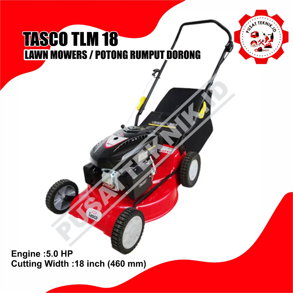 Lawn Mower Tasco TLM 18/Mesin Potong rumput Dorong TASCO TLM 18