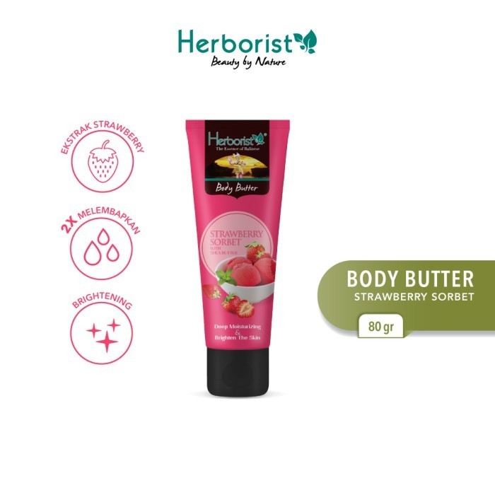 Herborist Body Butter Strawberry Sorbet 80gr