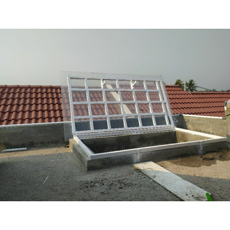 Kanopi Atap Sollar Flat / kanopi atap solar tuff / kanopi