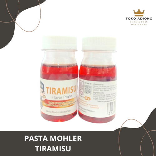 

PASTA MOHLER TIRAMISU 60 ML - pasta perisa pewarna & aroma