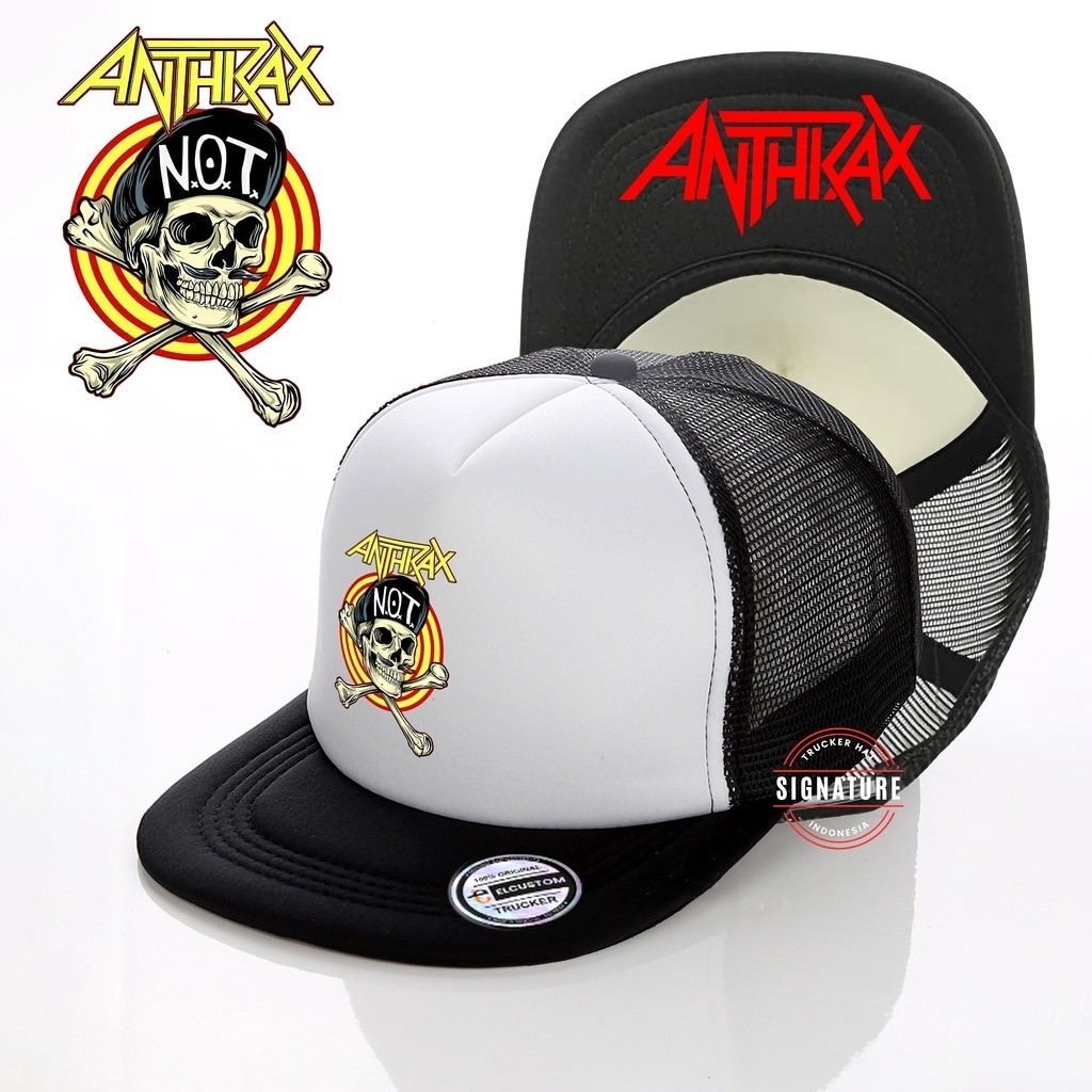 Topi Snapback / Anthrax /  Snapback Jaring / Topi Jaring Distro / Topi Jaring Premium / Topi Jaring 