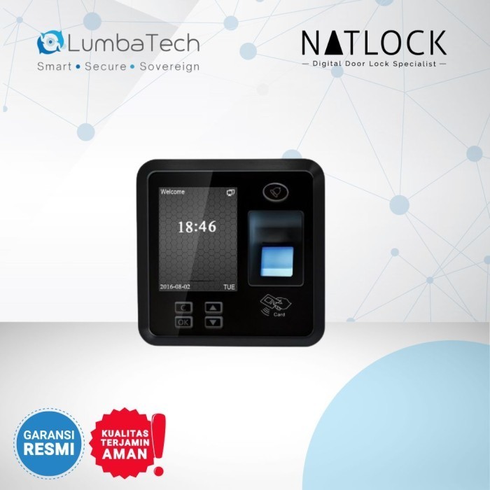 

Natlock - Fingerprint and Card 13.56MHz Absensi Akses Door Access Control